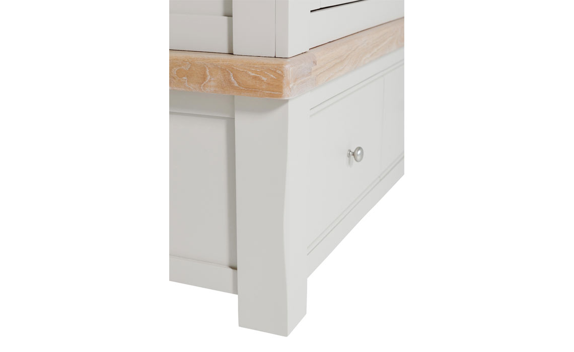 Morgan Painted Taupe 3 Door Wardrobe