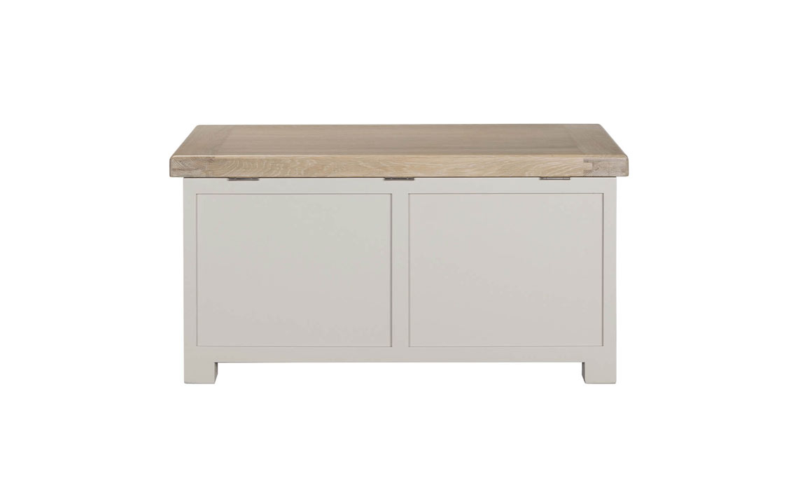 Morgan Painted Taupe Blanket Box