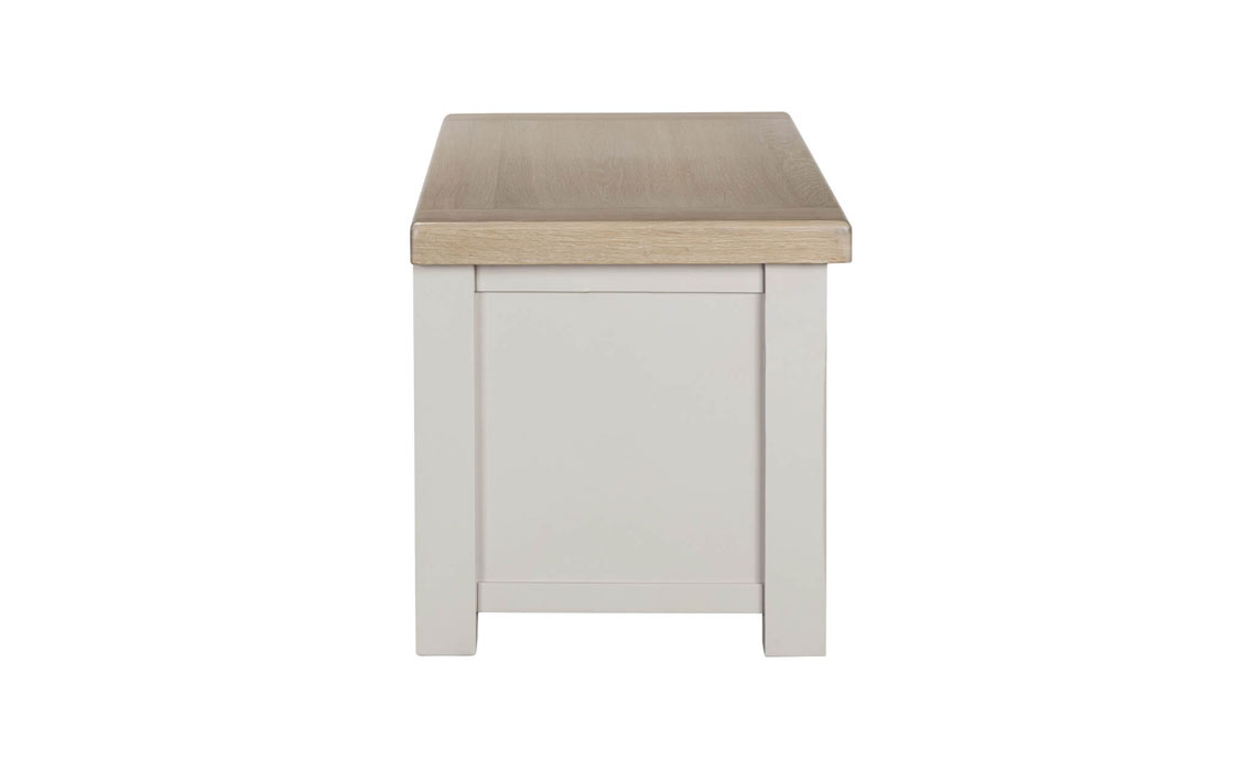 Morgan Painted Taupe Blanket Box