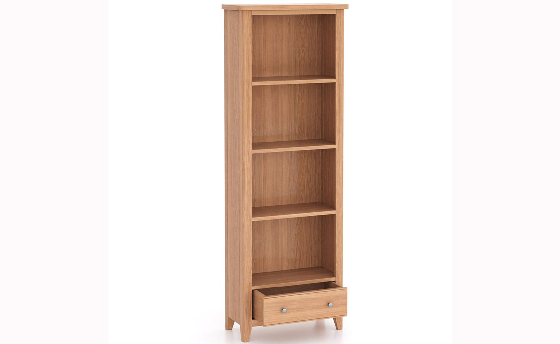 Newbury Oak Large Bookcase