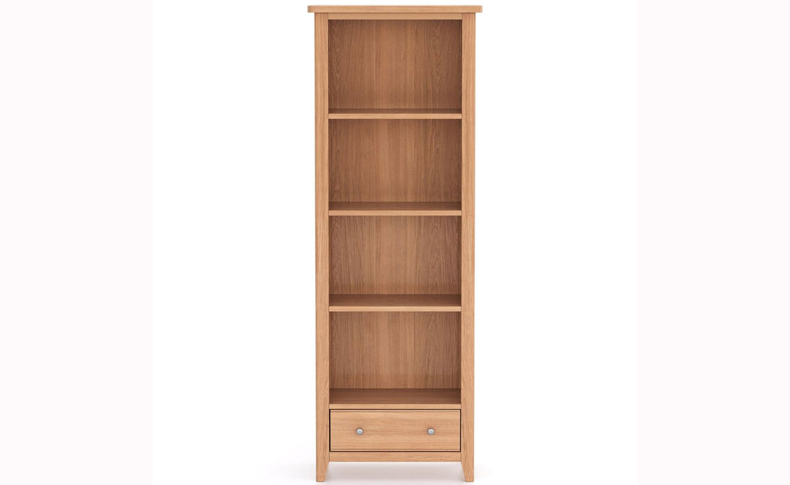 Newbury Oak Large Bookcase
