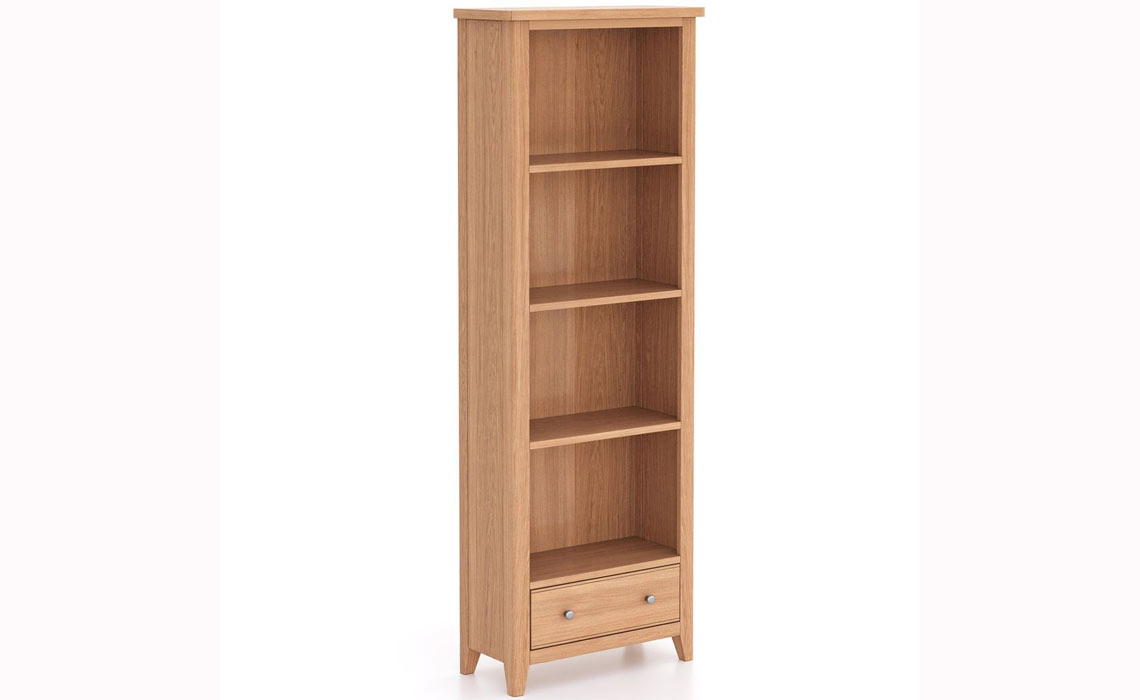 Newbury Oak Large Bookcase