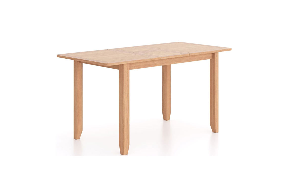 Newbury Oak 125-165cm Extending Dining Table