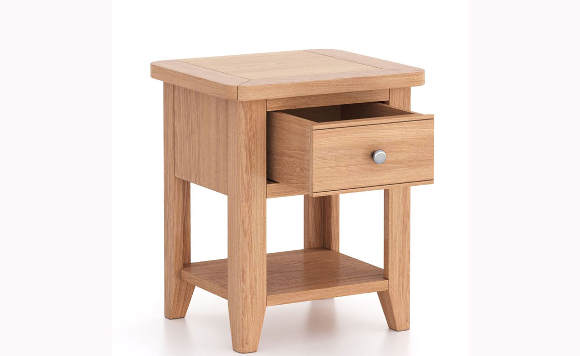 Newbury Oak Lamp Table