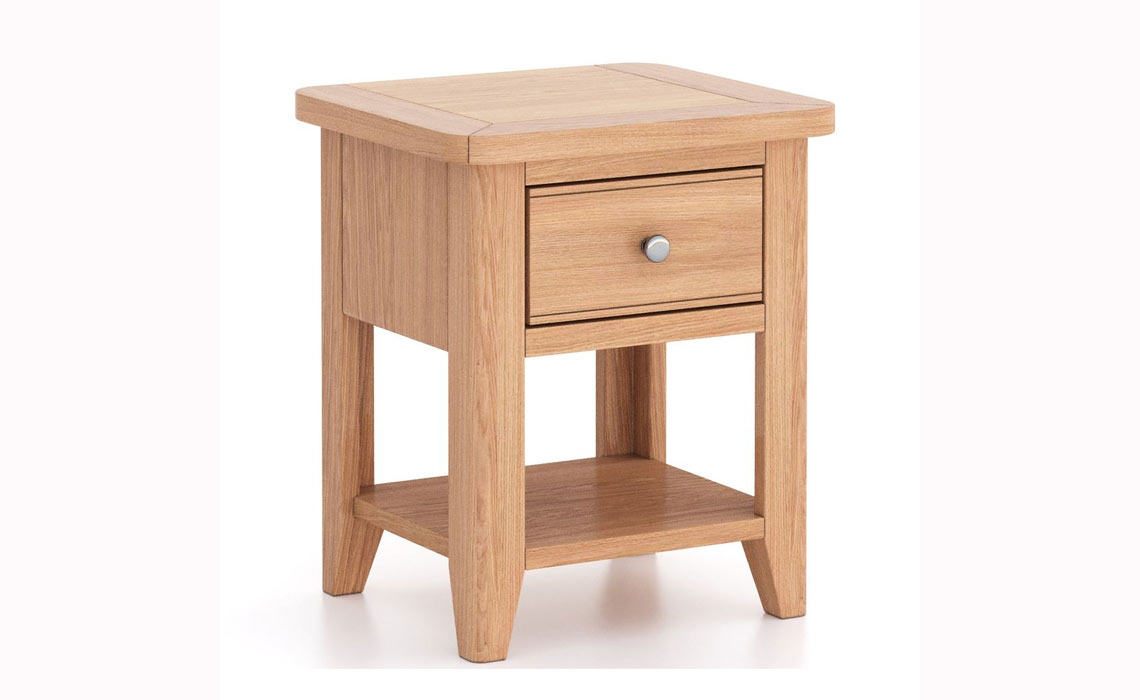 Newbury Oak Lamp Table