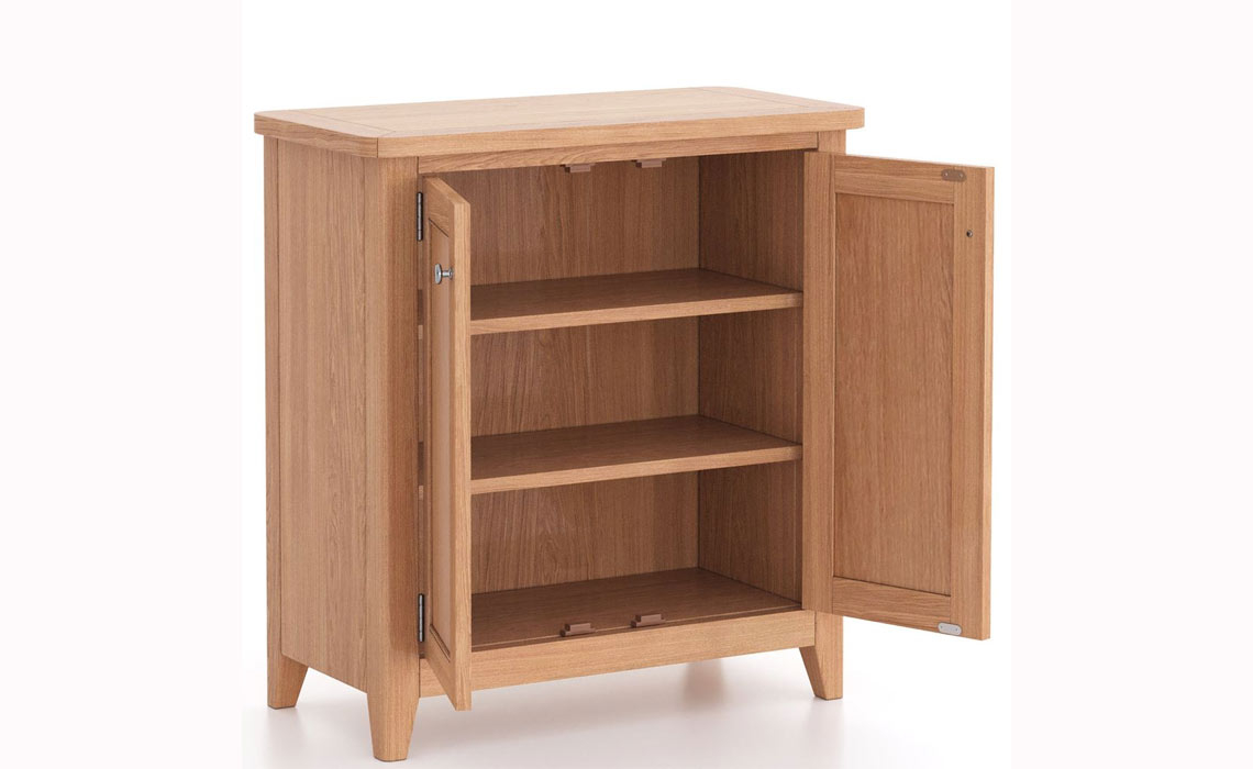 Newbury Oak 2 Door Cabinet