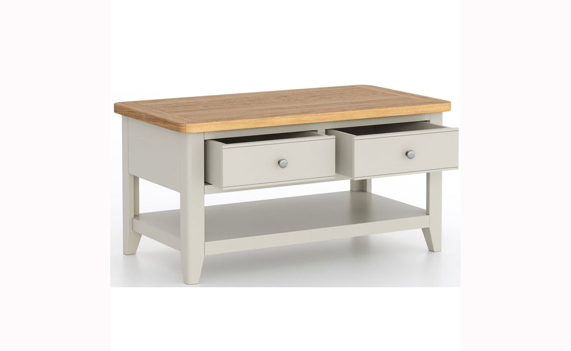 Newbury Painted 2 Drawer Coffee Table