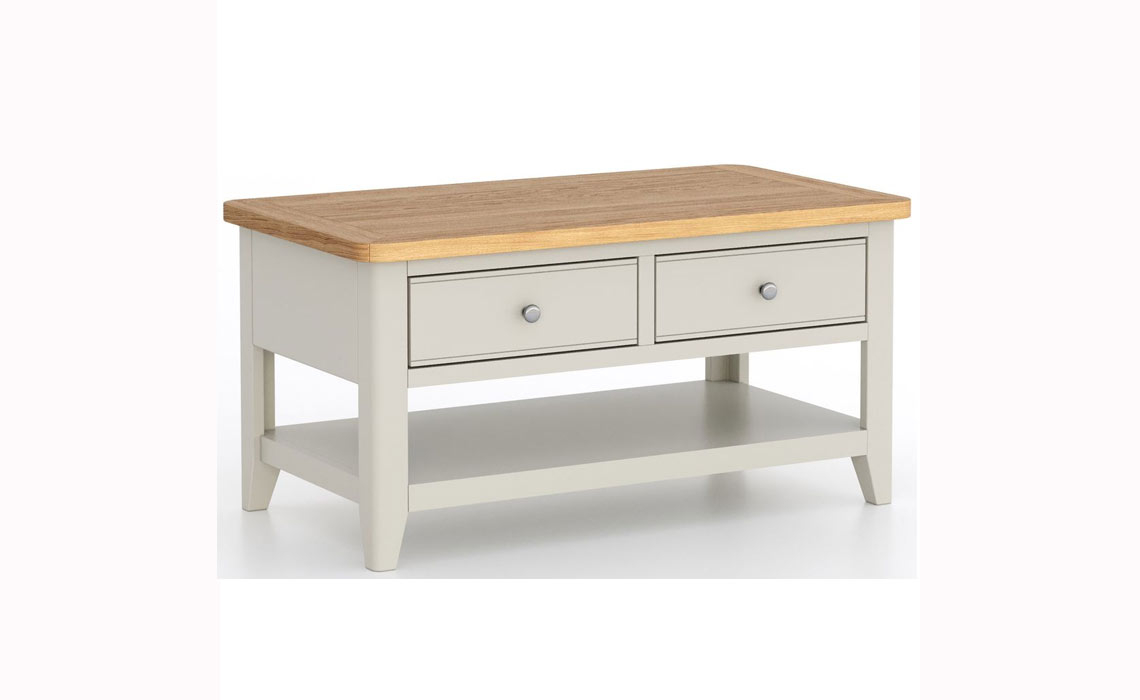 Newbury Painted 2 Drawer Coffee Table