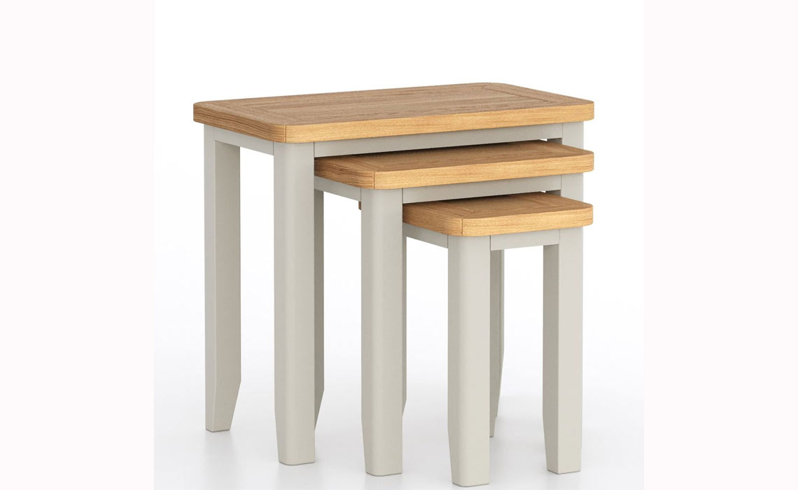 Newbury Painted Nest of 3 Tables