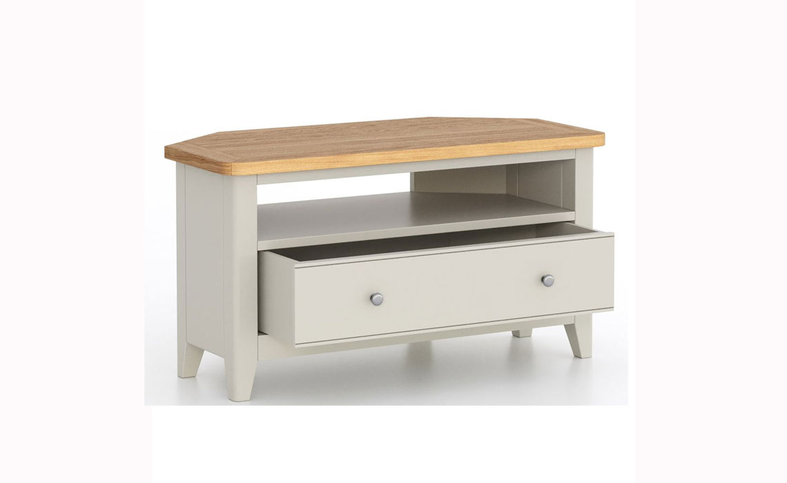 Newbury Painted Corner TV Cabinet