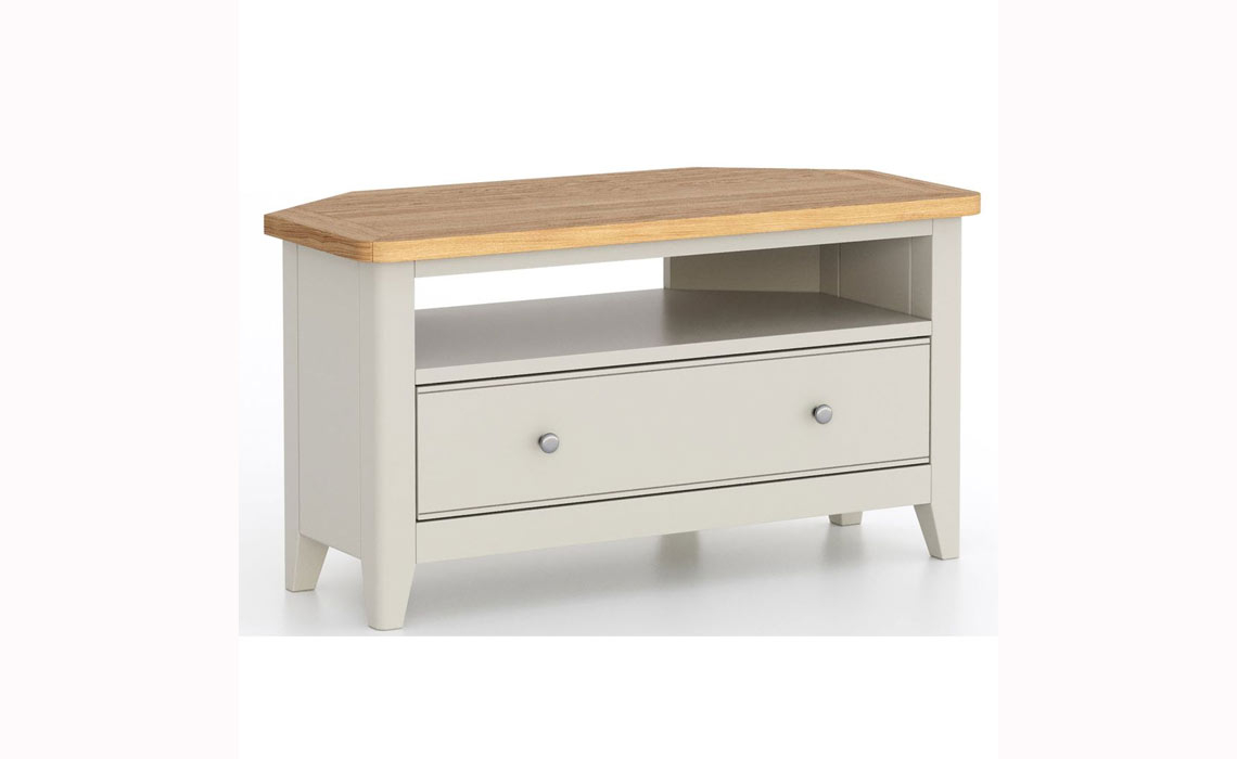 Newbury Painted Corner TV Cabinet