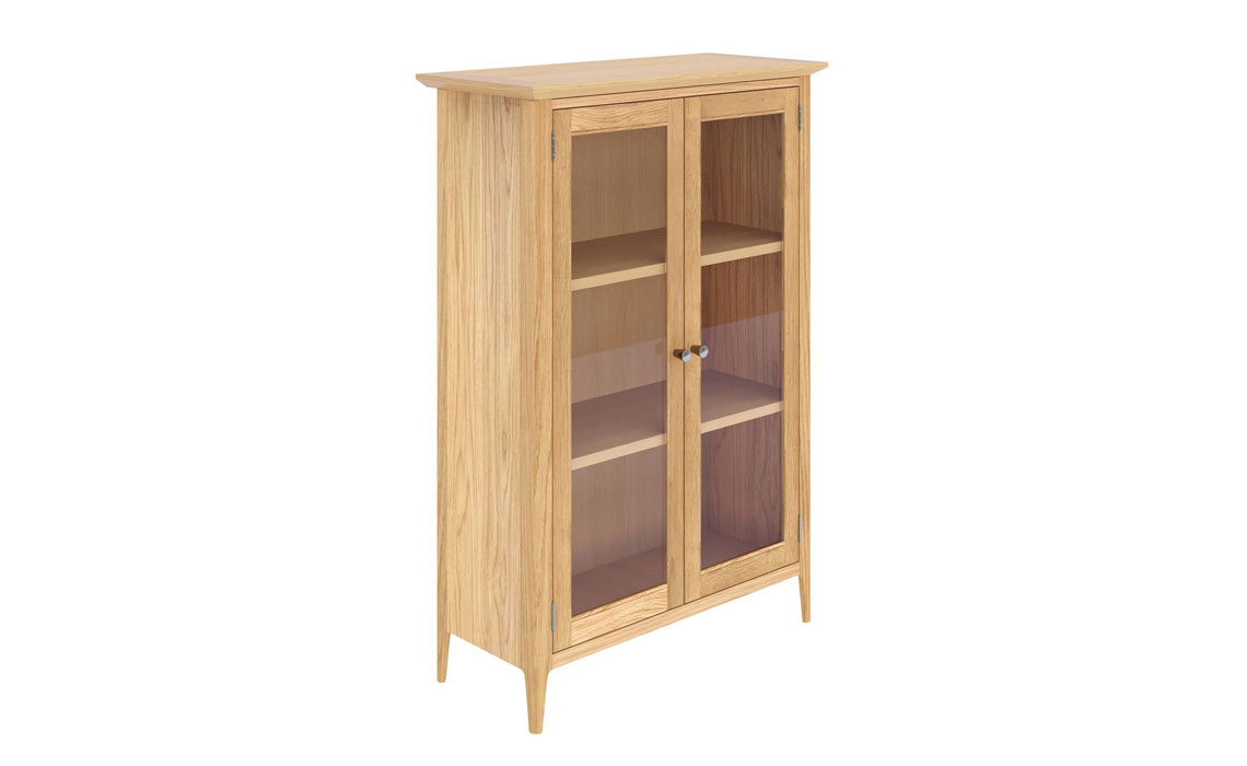 Holken Oak Glazed Cabinet
