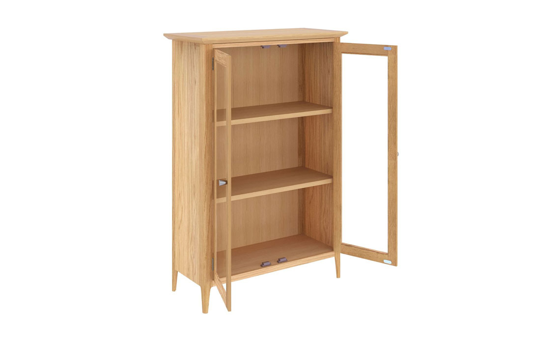 Holken Oak Glazed Cabinet