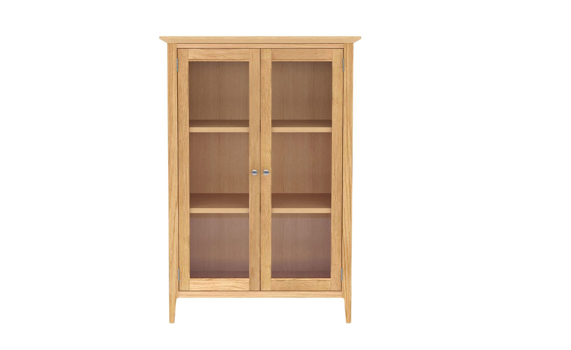 Holken Oak Glazed Cabinet