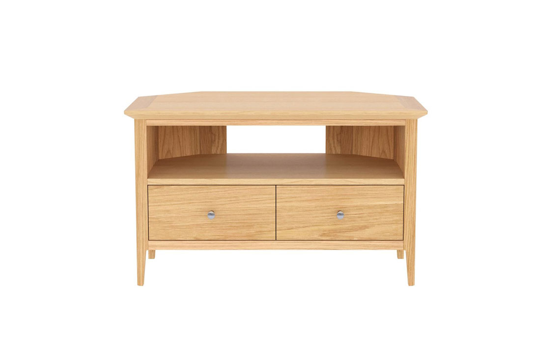 Holken Oak Corner Tv Unit
