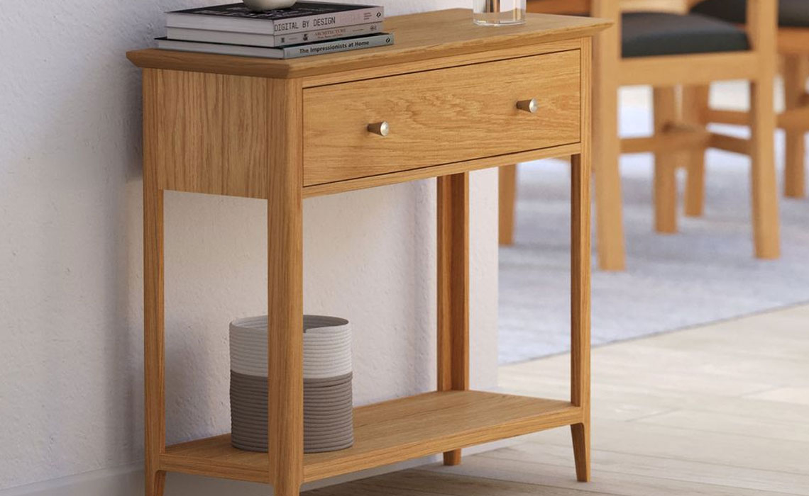 Holken Oak Console Table