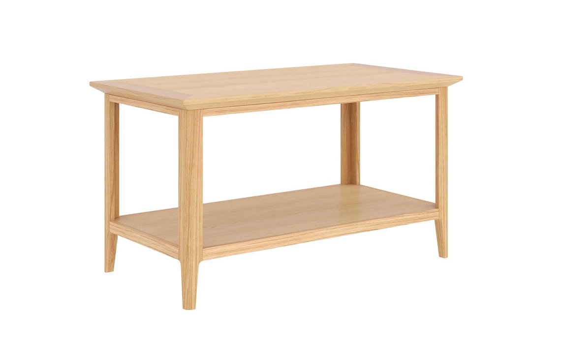 Holken Oak Coffee Table With Shelf