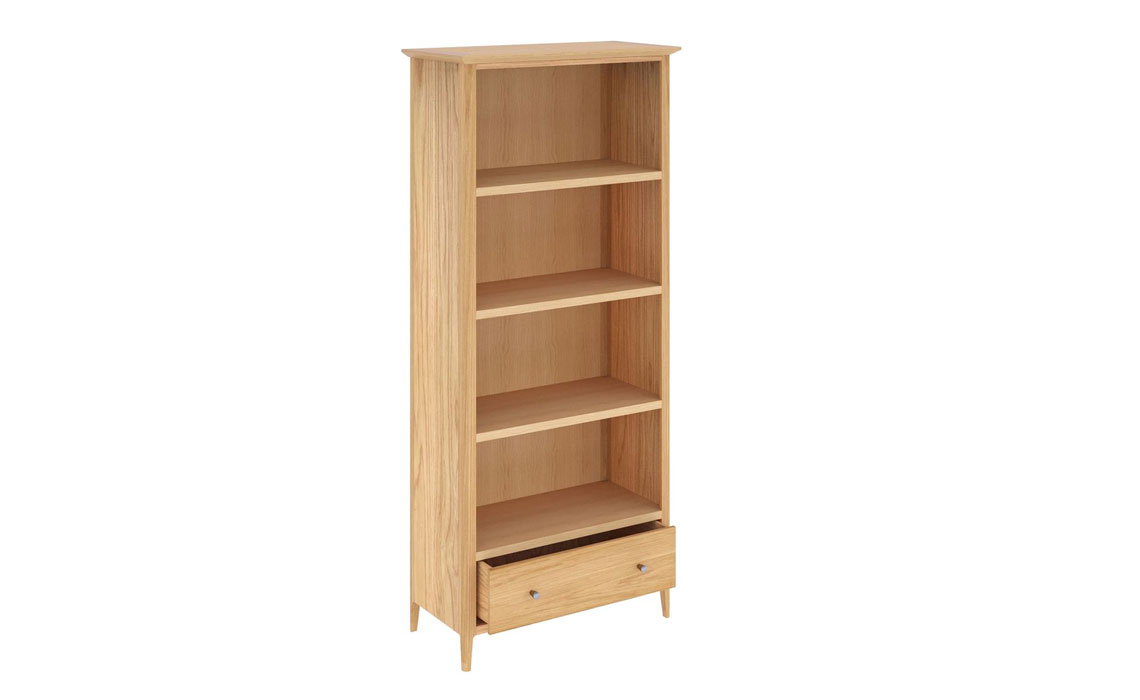 Holken Oak Large Bookcase