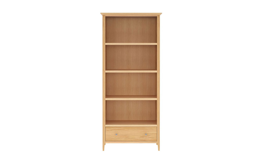Holken Oak Large Bookcase