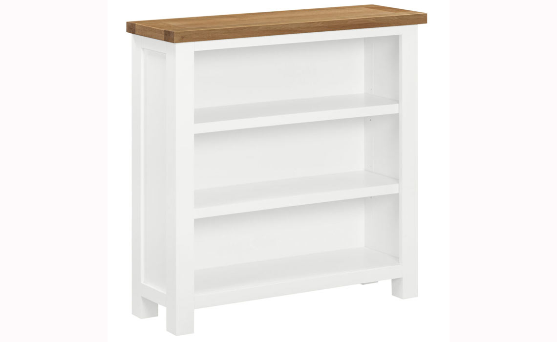 Lavenham Painted Small Wide Bookcase 