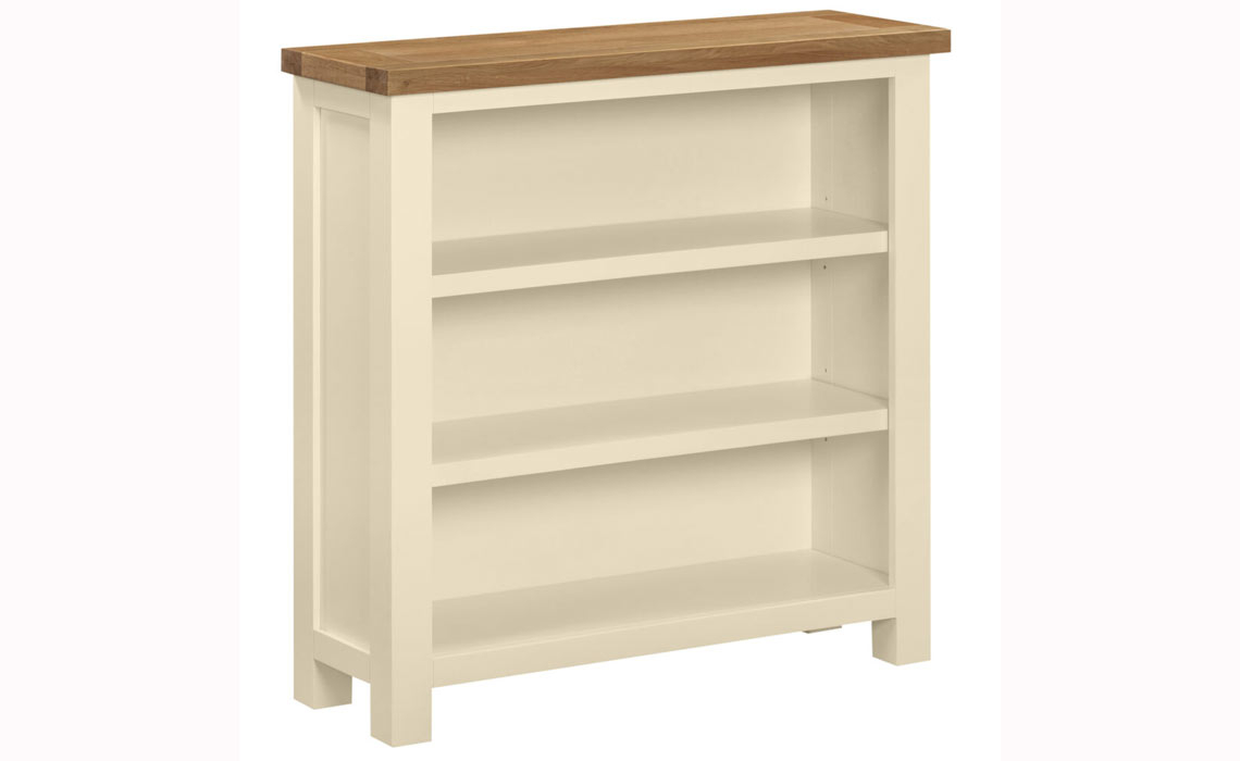 Lavenham Painted Small Wide Bookcase 