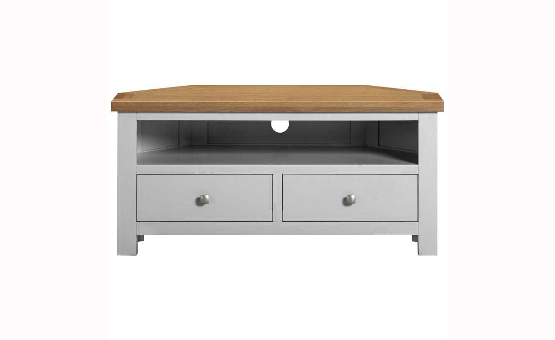 Lavenham Painted Large Corner TV Unit