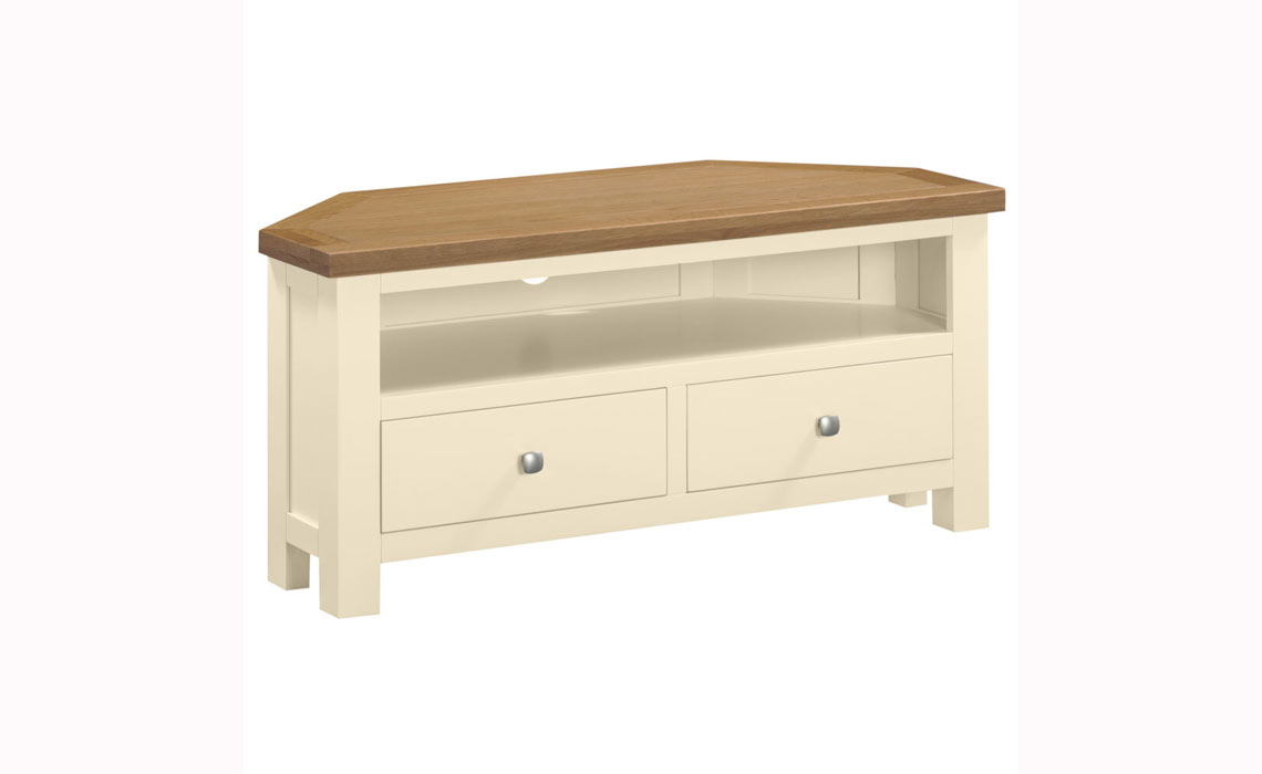 Lavenham Painted Large Corner TV Unit