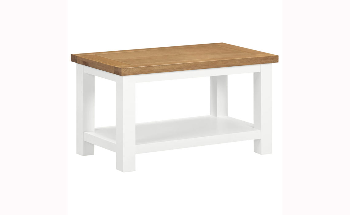 Lavenham Painted Small Coffee Table With Shelf