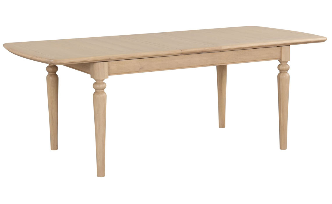 Melford Oak Large Leg Extending Dining Table 185-245cm