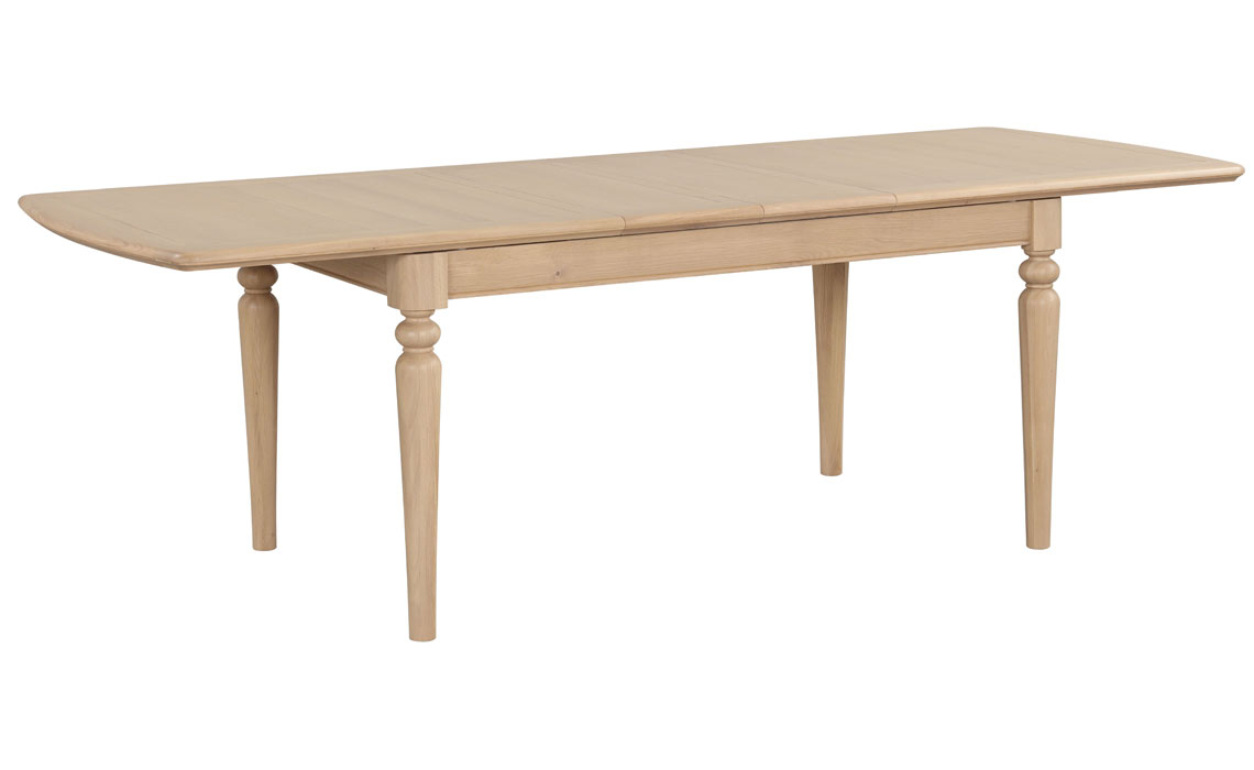 Melford Oak Large Leg Extending Dining Table 185-245cm
