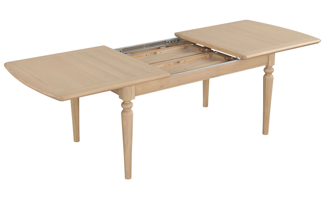 Melford Oak Large Leg Extending Dining Table 185-245cm