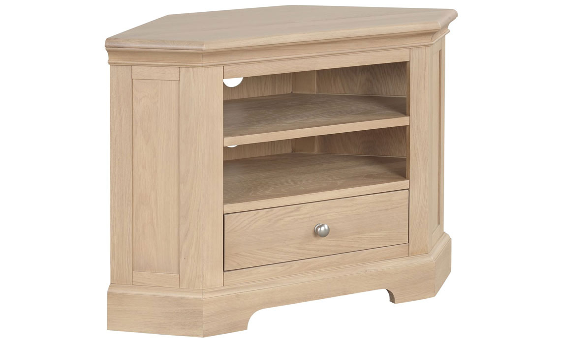 Melford Oak Corner TV Unit