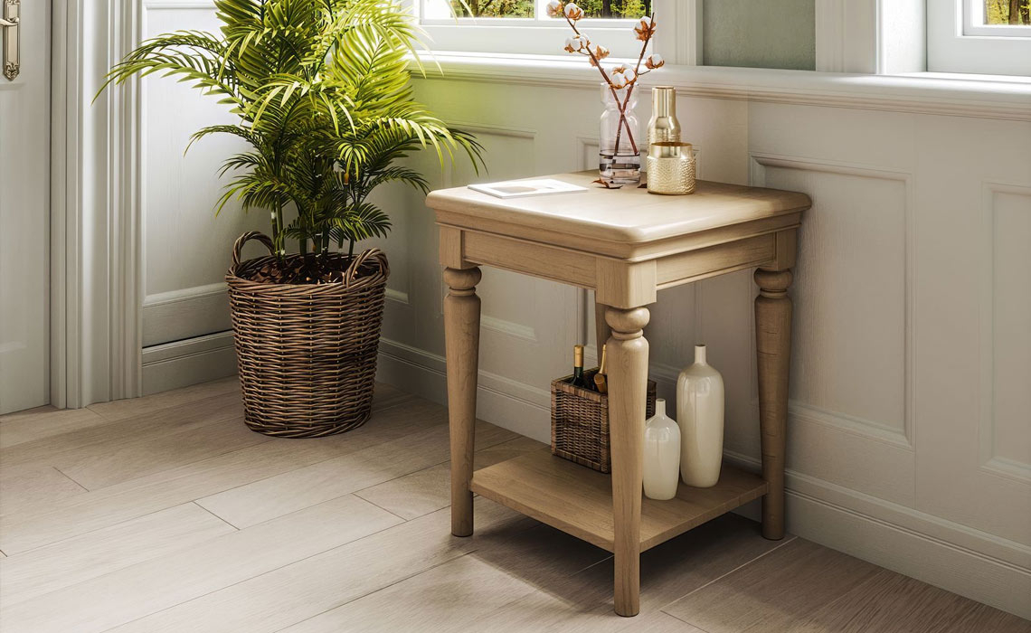 Melford Oak Lamp Table