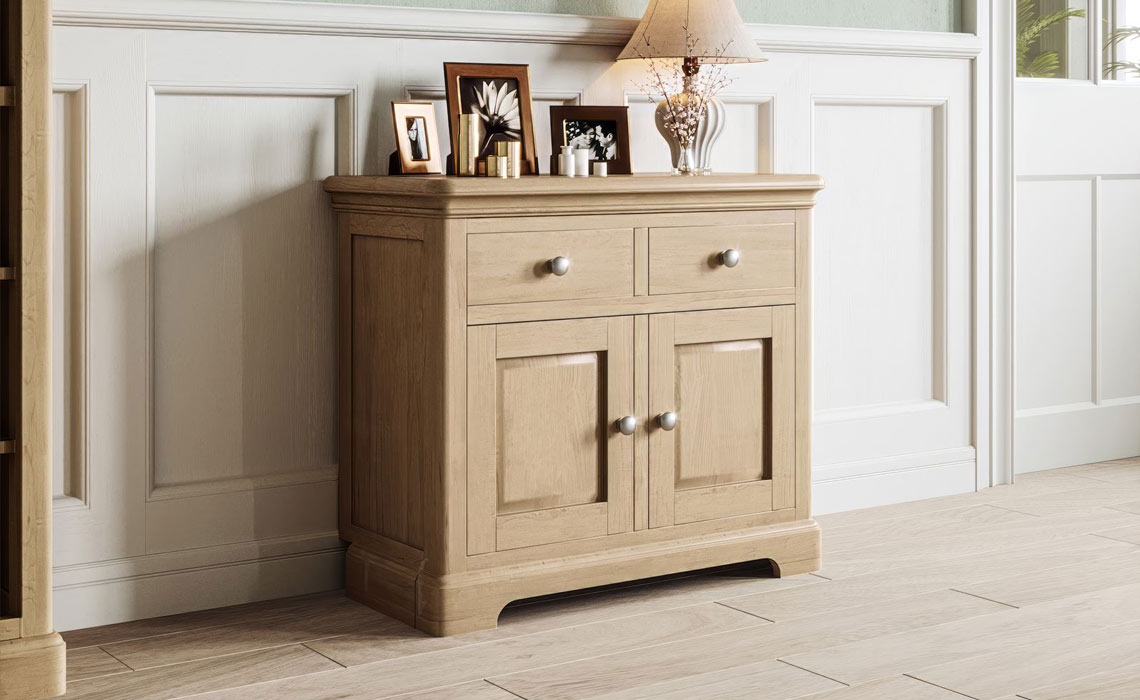 Melford Oak 2 Door 2 Drawer Sideboard