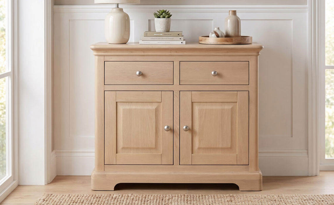 Melford Oak 2 Door 2 Drawer Sideboard