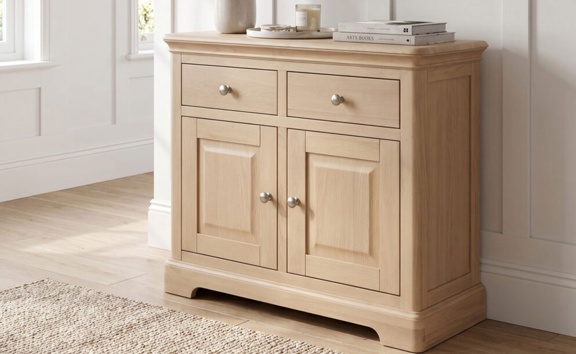 Melford Oak 2 Door 2 Drawer Sideboard