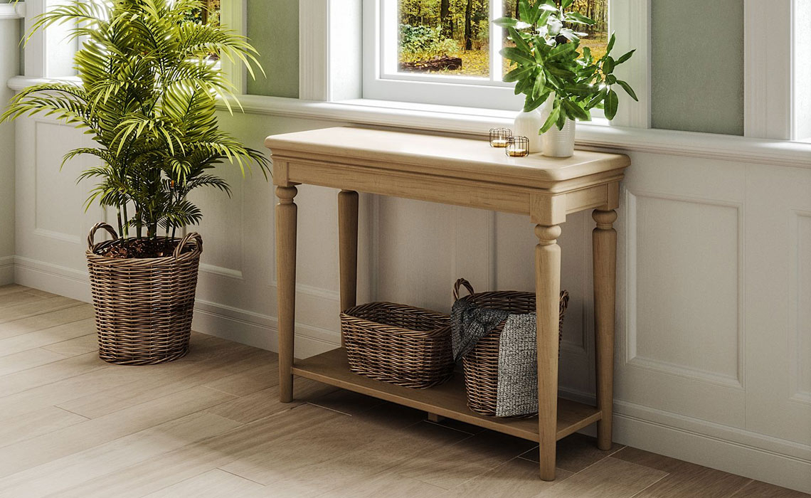 Melford Oak Console Table