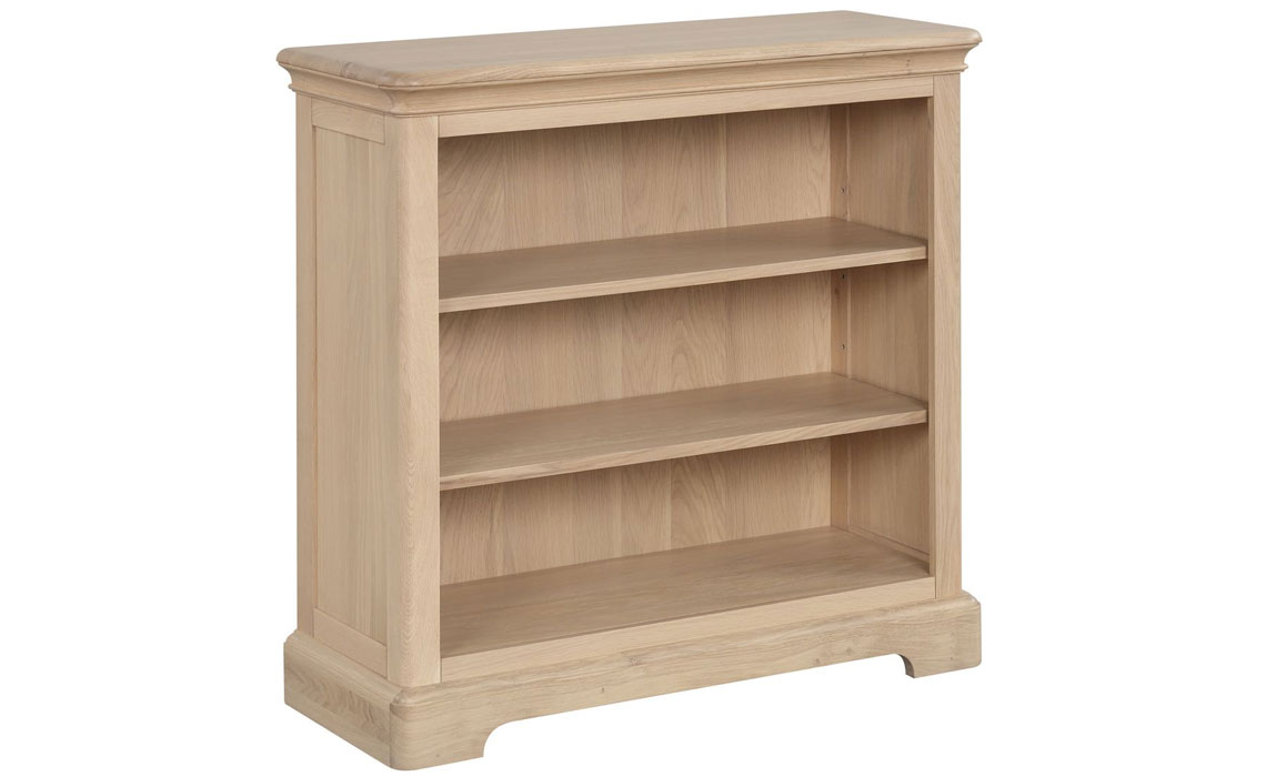 Melford Oak 3ft Low Bookcase