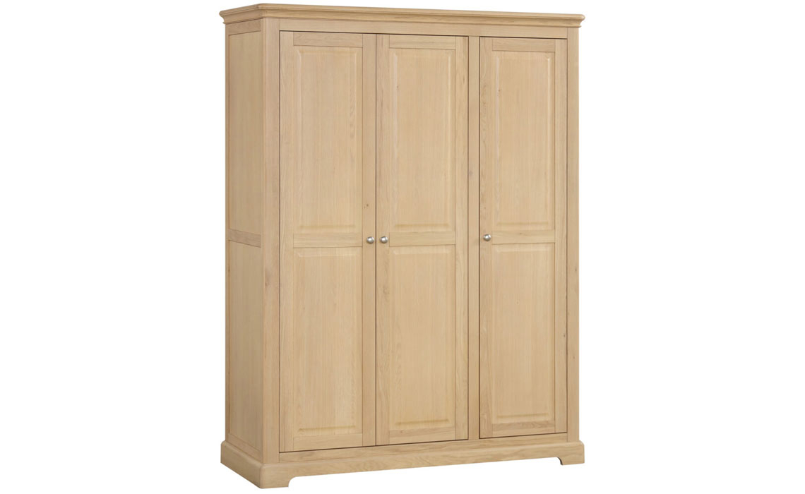 Melford Oak Triple Wardrobe