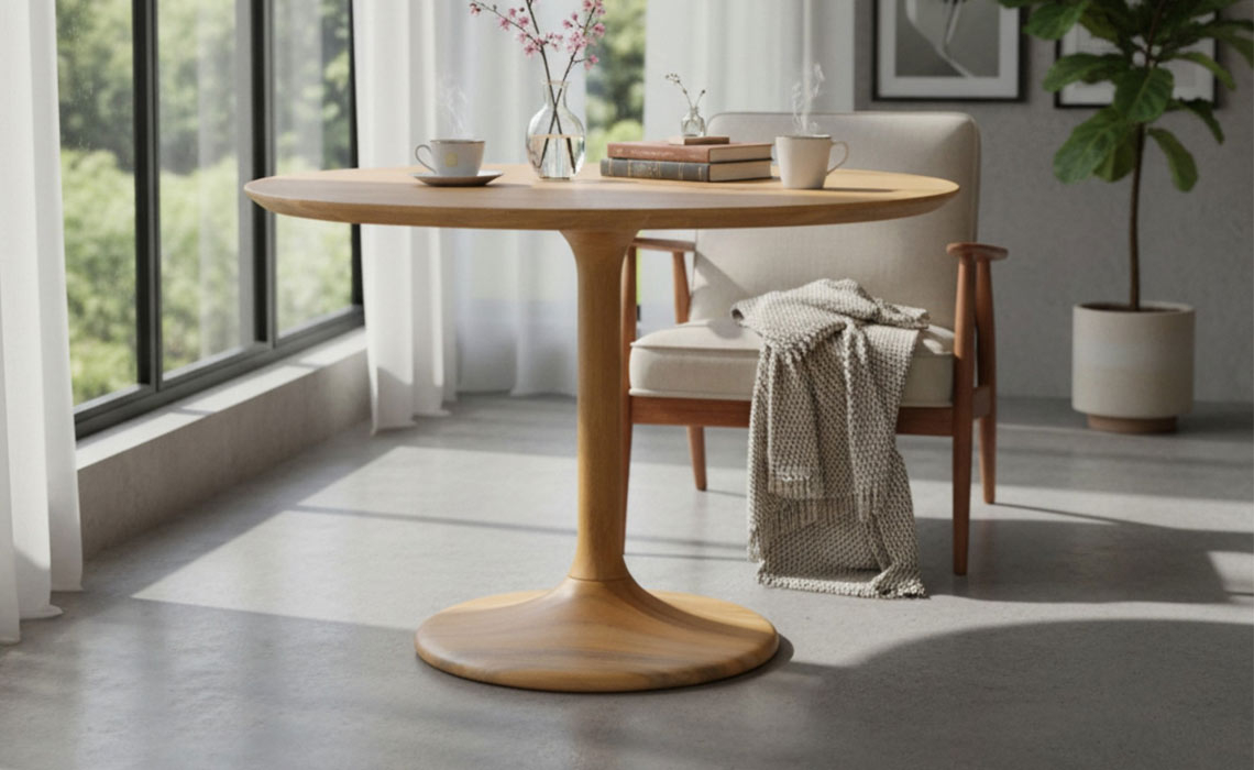 Amea Mango Round Dining Table