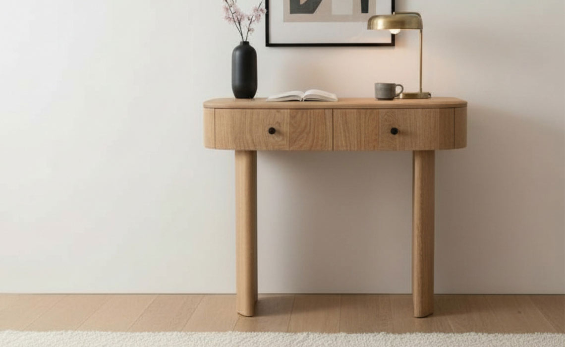 Amra Mango 2 Drawer Console Table