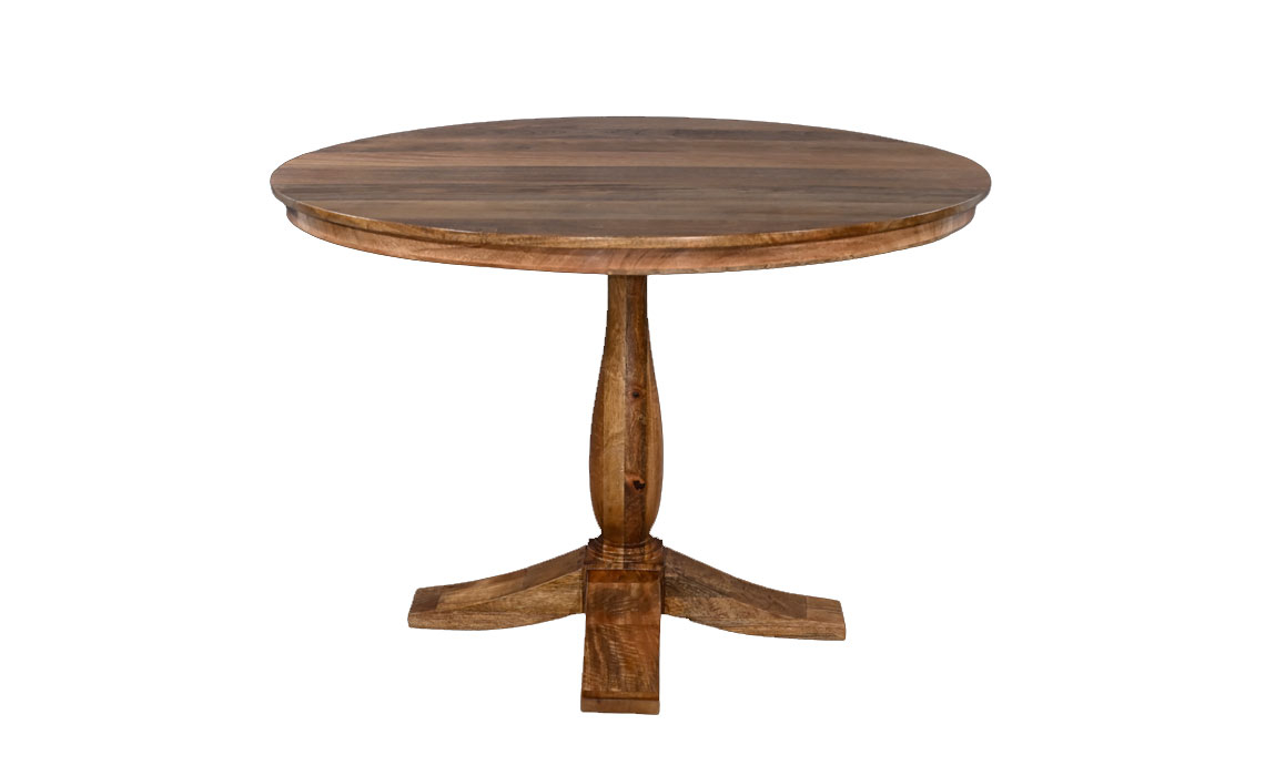 Narla Mango 110cm Round Dining Table