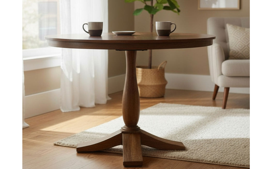 Narla Mango 110cm Round Dining Table