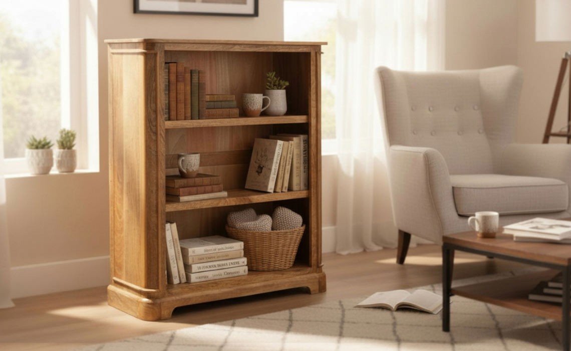 Narla Mango Medium Bookcase