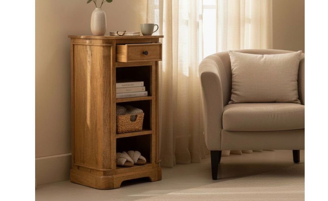 Narla Mango Small Bookcase