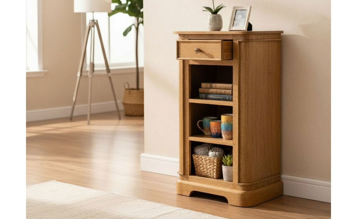 Narla Mango Small Bookcase