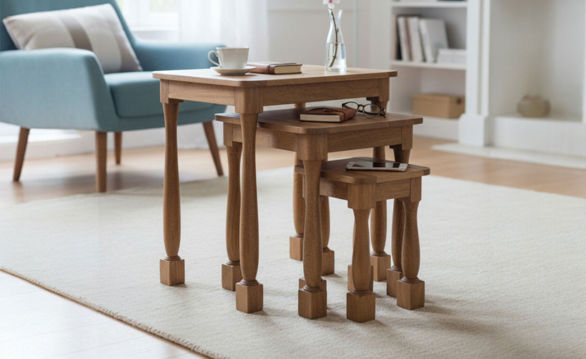 Narla Mango Nest Of 3 Tables