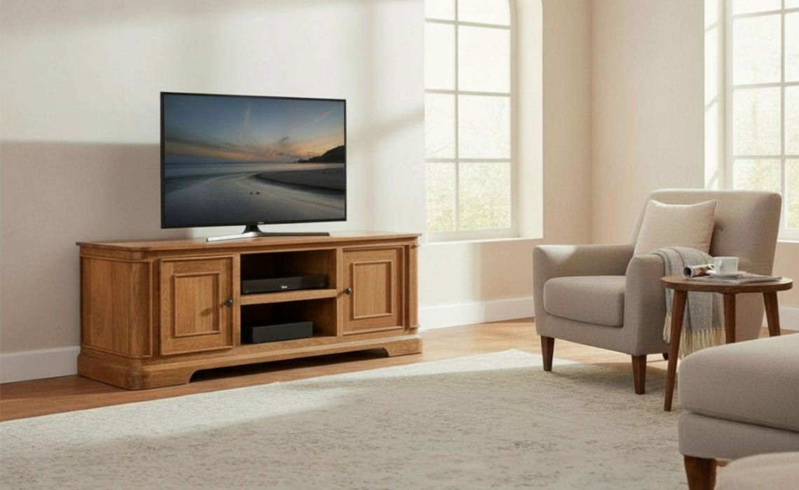 Narla Mango Large TV Unit 2 Door