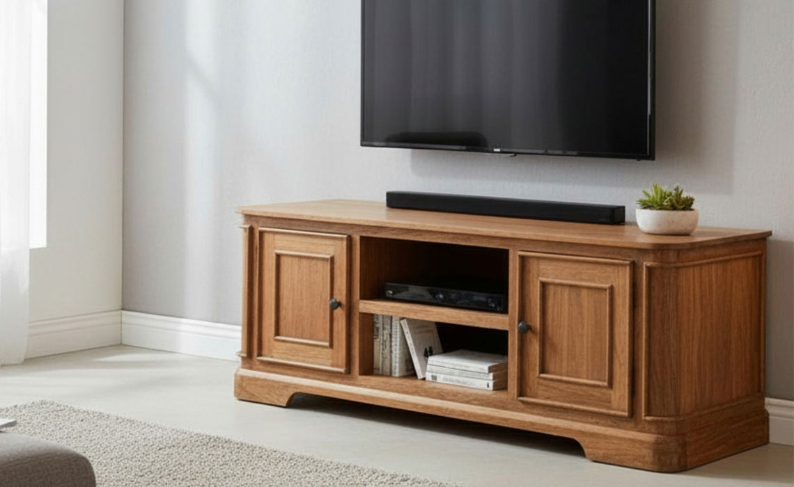 Narla Mango Large TV Unit 2 Door
