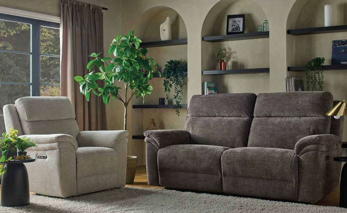 Orlando 3 Seater Sofa Power Recliner